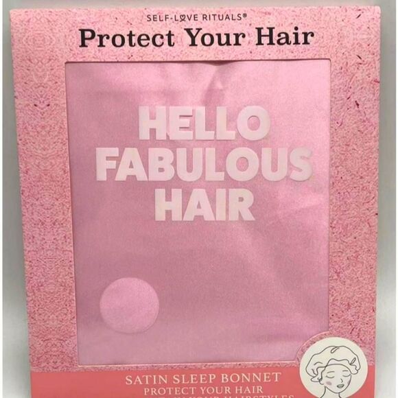 Self-Love Rituals Hello Fabulous Hair Satin Sleep Bonnet - Picture 1 of 4